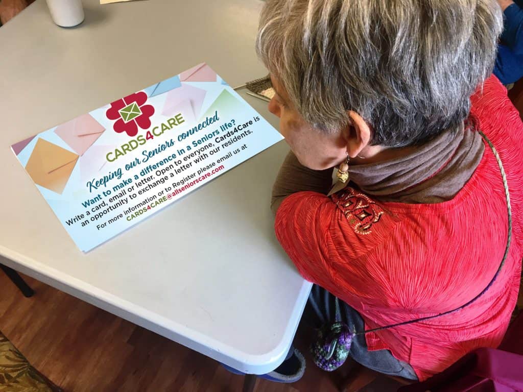 Cards4care Connects Generations And Brings Joy To Seniors All Seniors Care