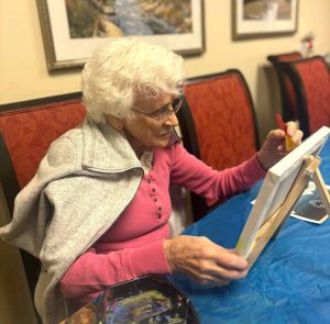 Art therapy at All Seniors Care