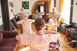 Group exercise class
