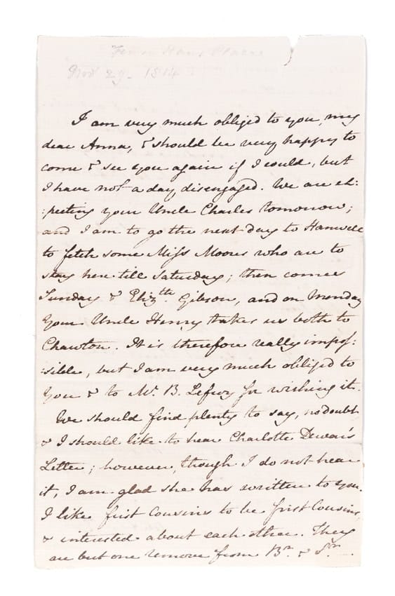 The Benefits of Cursive Go Beyond Writing - All Seniors Care Old letter written in cursive style by Jane Austen