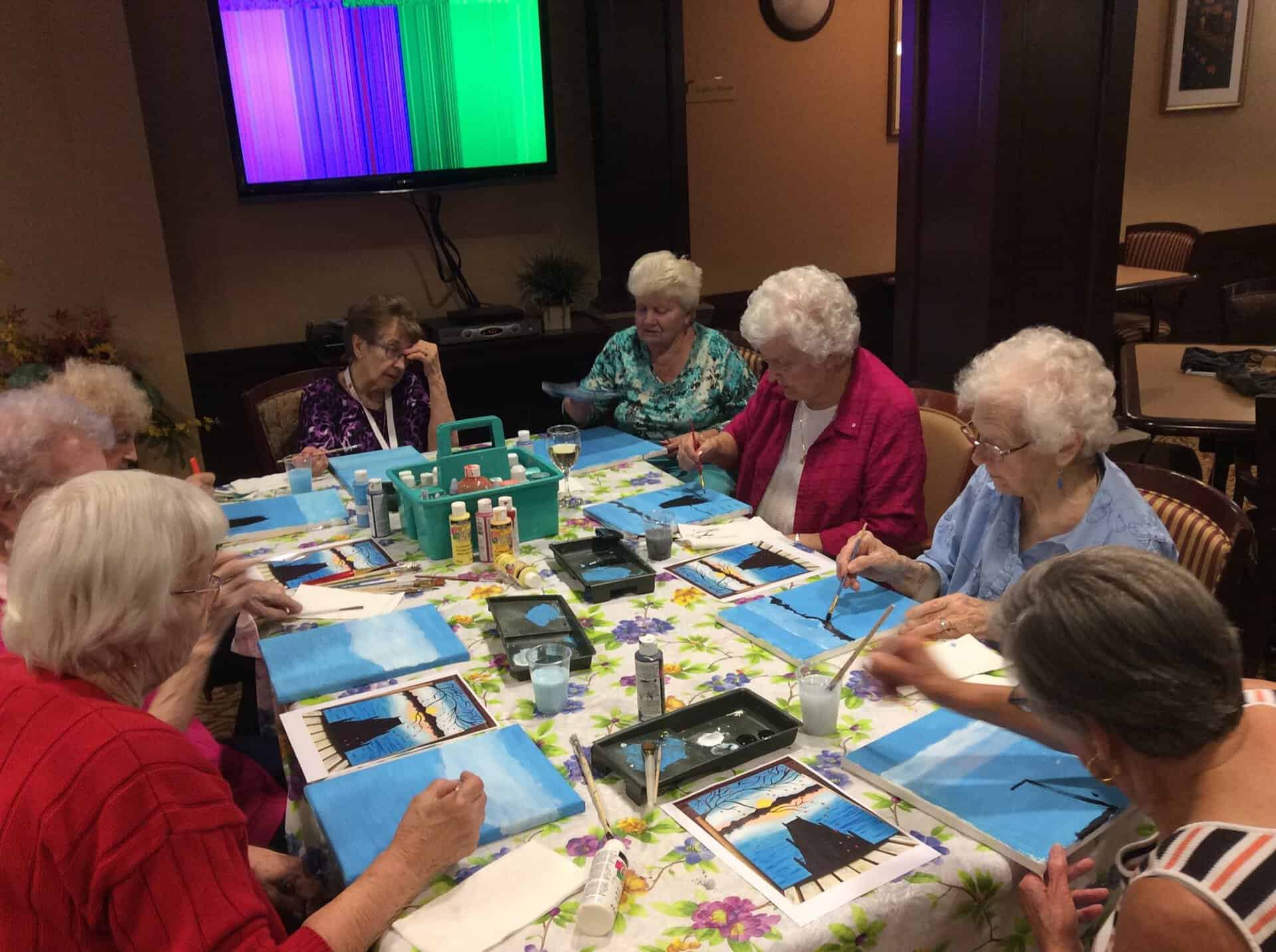 Featured image for “Join Us for Paint Nite – Why Retirement Is the Perfect Time to Get Creative”