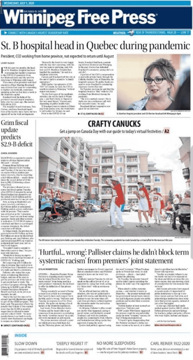 Featured image for “All Seniors Care in the Winnipeg Free Press”