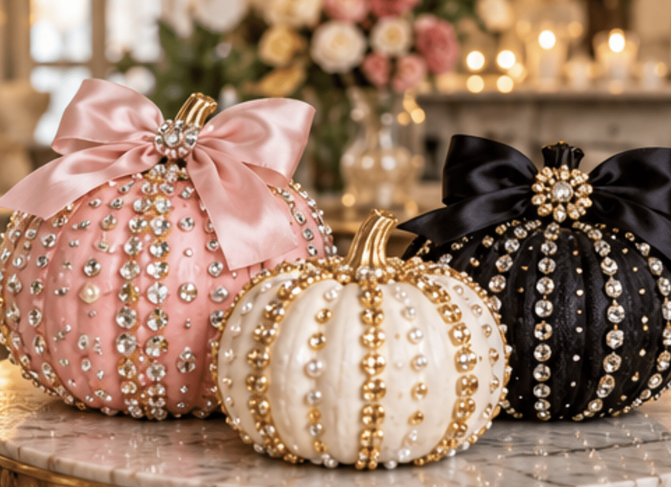 Featured image for “Bedazzle a Pumpkin Like a Kardashian: A Little Fall Glamour Goes a Long Way”